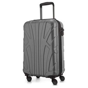 Platin valiz takımı, el bagajı sert kabuklu valiz
