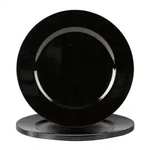 Platzteller - platzteller argon tableware metallic ladeplatten 33cm schwarz