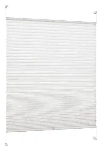 Plissee DecoProfi DécoProfi ohne Bohren Weiß 35cm x 130cm