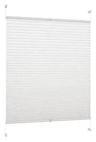 Plissee DecoProfi DécoProfi ohne Bohren Weiß 35cm x 130cm