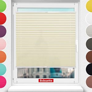 Pleated blind Schuette ® without drilling, Premium Collection: Vanilla Ice