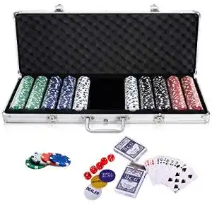 Pokerkoffer goplus pockerkoffer pockerset 500 pockerchips