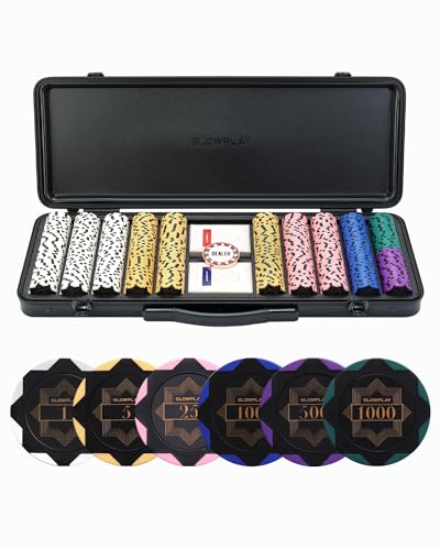 Pokerkoffer SLOWPLAY Nash Pokerset, 500 Poker Chips