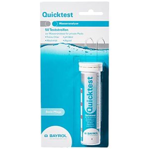 Pool tester Bayrol Quicktest, 50 test strips for water analysis