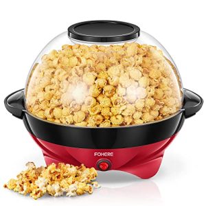 Macchina per popcorn FOHERE, macchina per popcorn da 5.5 litri per la casa