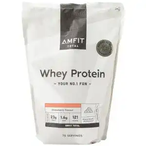 Proteinpulver amfit nutrition amazon marke molke erdbeere