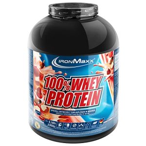 Proteína en polvo IronMaxx 100% proteína de suero, manzana canela 2,35kg