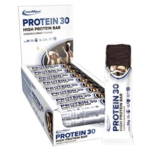 Barra de proteína IronMaxx Protein 30 barras de proteína Cookies & Cream