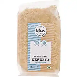 Quinoa werz vollkorn gepufft ungesuesst glutenfrei 2er pack
