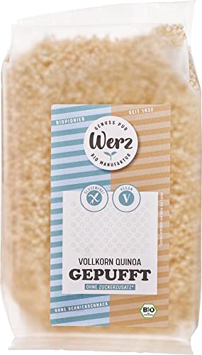 Quinoa Werz Vollkorn- gepufft ungesüßt, glutenfrei, 2er Pack - quinoa werz vollkorn gepufft ungesuesst glutenfrei 2er pack