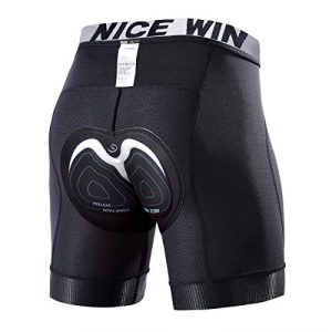 Pantalones cortos de ciclismo con acolchado en el asiento Ropa interior de ciclismo para hombre NICEWIN
