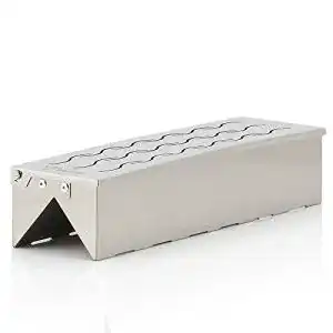 Raeucherbox bbq toro edelstahl triangle 31 x 85 x 65 cm