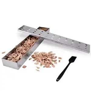 Raeucherbox dailyart fuer gasgrill und holzkohlegrills smokerbox