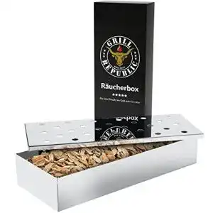 Raeucherbox grill republic edelstahl fuer gasgrill smoker