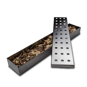 Outdeers smoking box made of stainless steel, extra long
