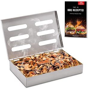 Smoker box Räucherphorie stainless steel, robust smoker box