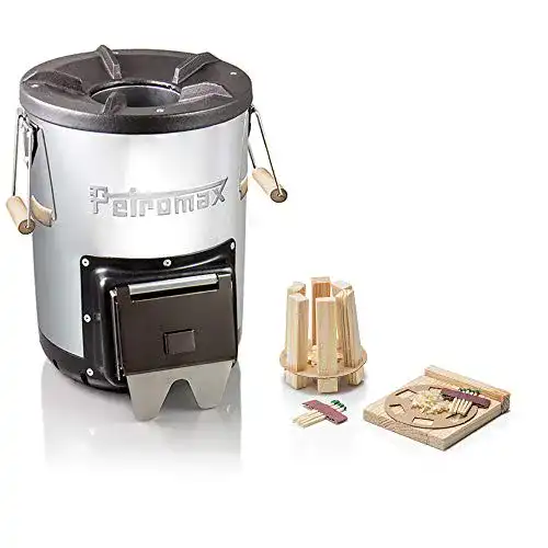 Raketenofen Petromax RF33 mit Feuerkit für Outdoor-Kochen