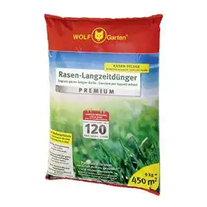 Rasen langzeitduenger wolf garten premium