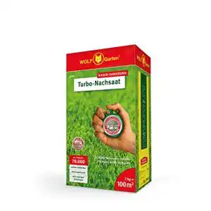 Rasen nachsaat wolf garten turbo nachsaat lr 100