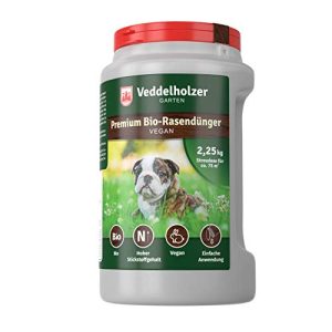 Fertilizante para gramado Veddelholzer, espalhador manual orgânico e reutilizável