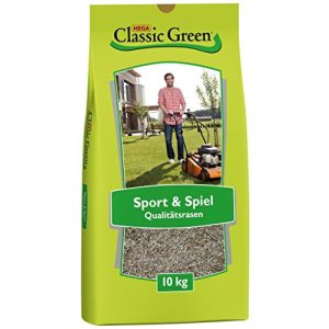 Sementes para gramado Classic Green Sementes para gramado esportivo e jogos, 10kg
