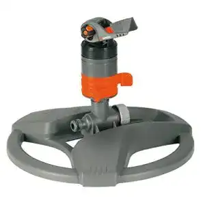 Rasensprenger gardena comfort turbinenregner auf schlitten