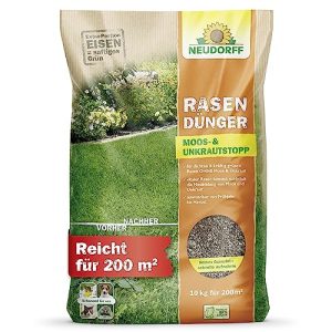 Herbicida para césped Neudorff, eliminador de musgo y malas hierbas