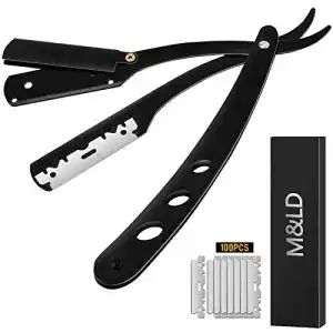 Rasiermesser mld herren set 100 klingen professionelle straight