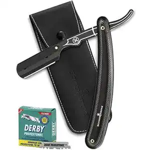 Rasiermesser schwertkrone schwarz premium edelstahl