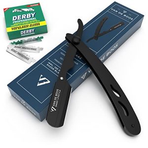 Set Maquinilla de afeitar VAN DE BOOS ® con 100 cuchillas intercambiables Derby