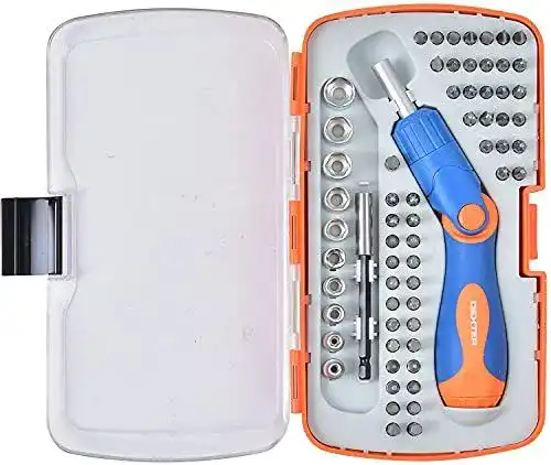 Ratschenschraubendreher Set von Dexter, 64-teiliges Werkzeugset