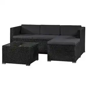 Rattan gartenmoebel juskys polyrattan lounge punta cana m