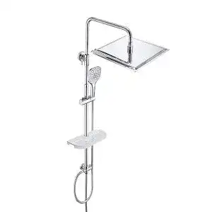 Regendusche joho edelstahl duschsystem ohne armatur chrom