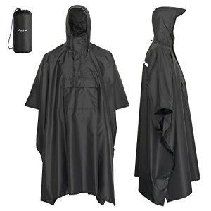 Poncho de lluvia AWHA mujer y hombre impermeable, extralargo