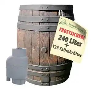 Regenwassertank amur regentonne eichenfass 240l