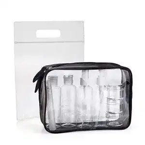 Reiseflaschen 100ml mococito kulturbeutel und 8 stueck