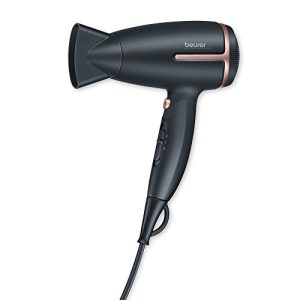Travel hair dryer Beurer HC 25 with ionic function, small, foldable