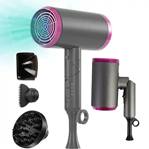Reisehaartrockner iToncs mit Ionen-Technologie und 3-in-1-Funktion