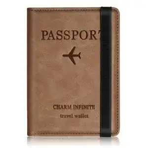 Reisepasshuelle toctax kunstleder passhuelle mit rfid blocker