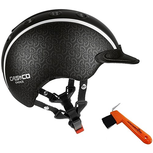 Reithelm Casco Kinder Choice schwarz metallic S (52-56cm) - reithelm casco kinder choice schwarz metallic s 52 56cm