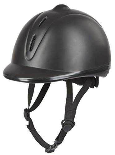 Reithelm Covalliero Kinder Helm Econimo VG1 Schwarz, 52-55 cm