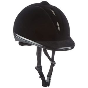 Jezdecká helma HKM dospělí -Nové Flock-9100 kalhoty, 9100 černá