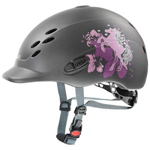 Riding helmet uvex onyxx, lightweight, for children, individual