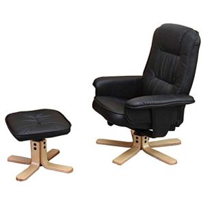 Relaxation armchair Mendler M56, TV armchair TV armchair with stool