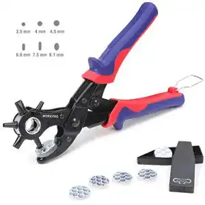 Revolverlochzange workpro lochzange guertel leder