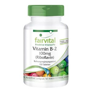 Riboflavin fairvital, Vitamin B2 100mg HOCHDOSIERT, VEGAN