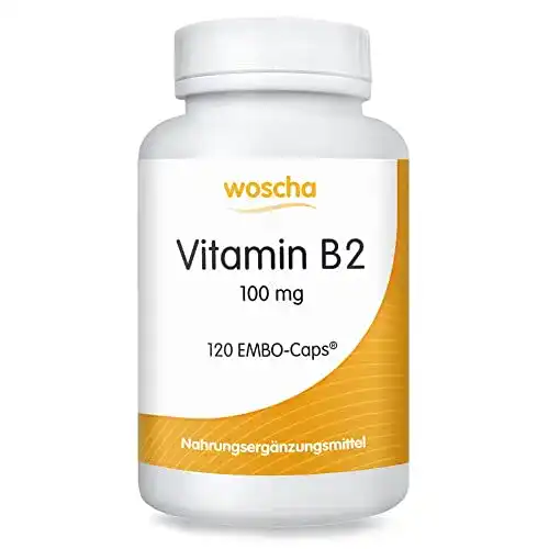 Riboflavin von Woscha – Vitamin B2 100mg für Veganer