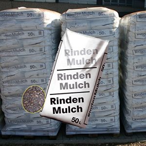 Rindenmulch 48 Sack mit je 50 Liter = 2400 Liter, 0 – 40 mm