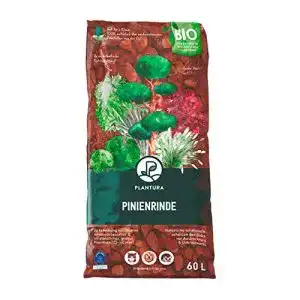 Rindenmulch plantura bio pinienrinde 25 40 mm 60 l grob