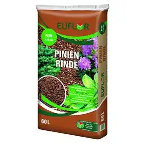 Rindenmulch vanelc euflor fein pinienrinde braun